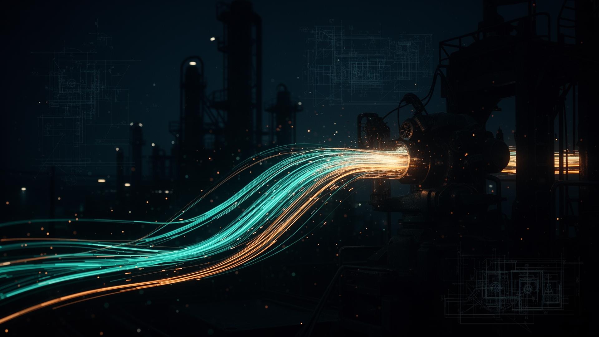 AI flowing through industrial systems